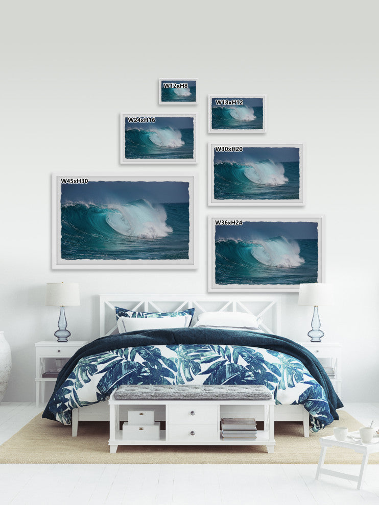"Ocean's Roar" Framed Painting Print, 45x30