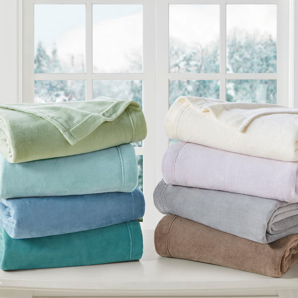 True North by Sleep Philosophy Soloft Plush Sheet Set, Aqua