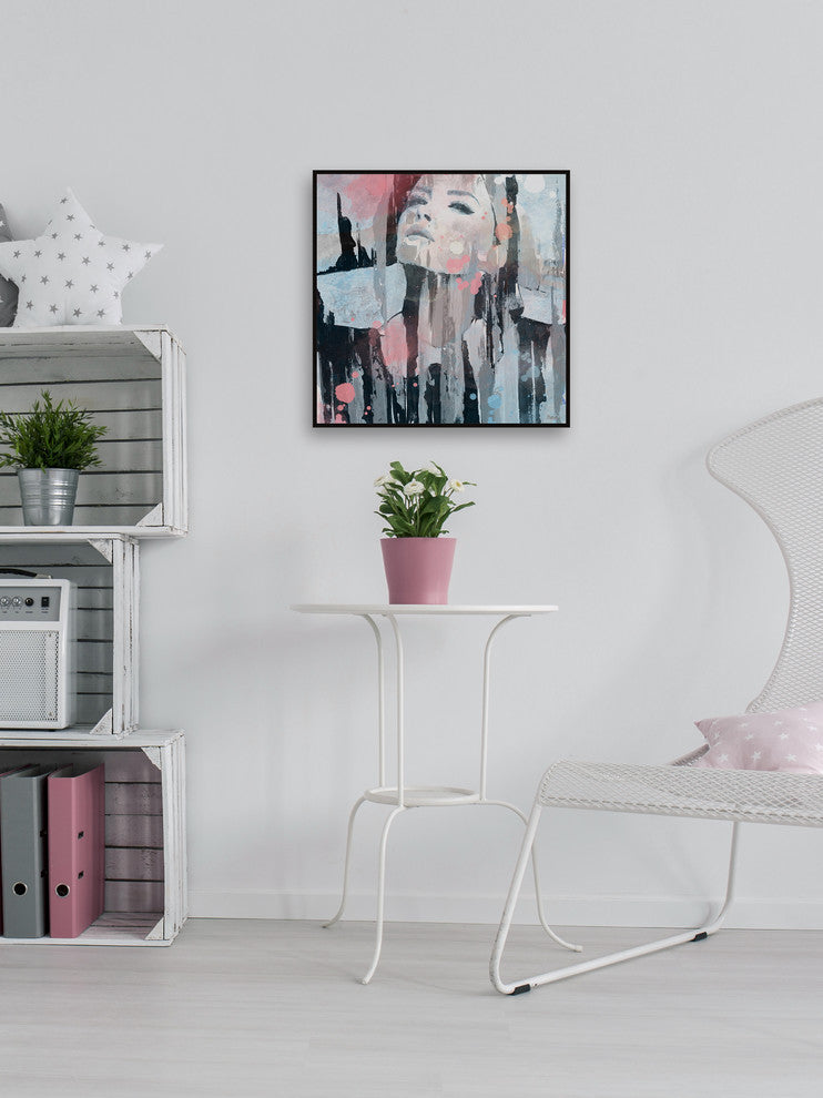 "You Are Gorgeous" Floater Framed Painting Print on Canvas, 32"x32"