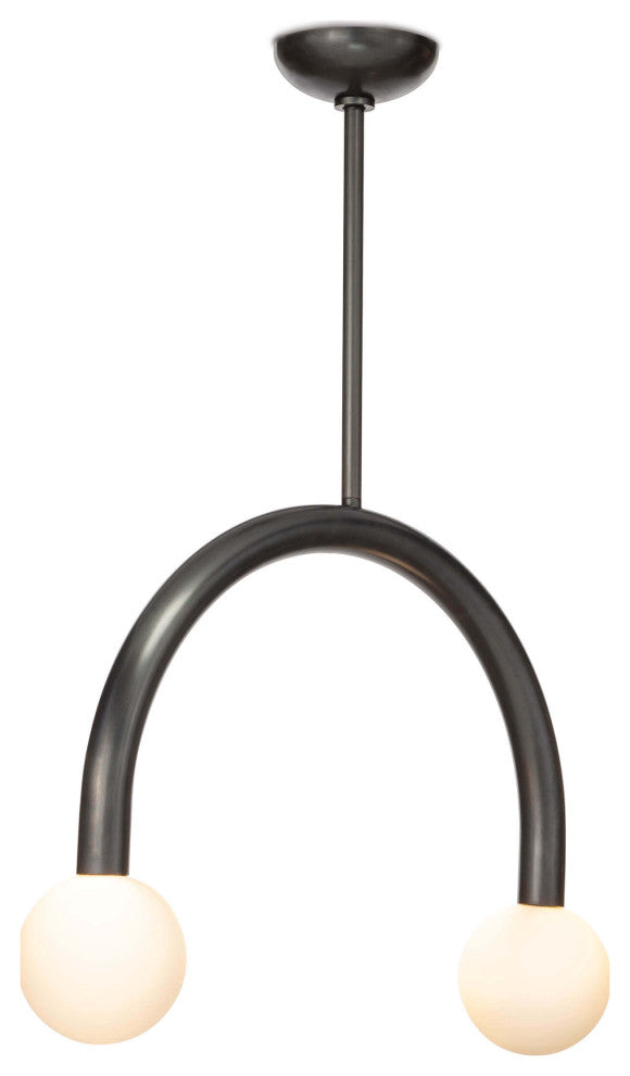 Happy Pendant Small, Bronze