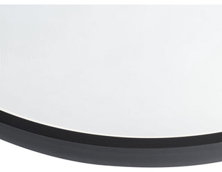 Reflections - 25W Round LED Mirror - Matte Black