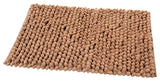 Microfiber Hand Loom Bath Mats, 2-Piece Set, Beige