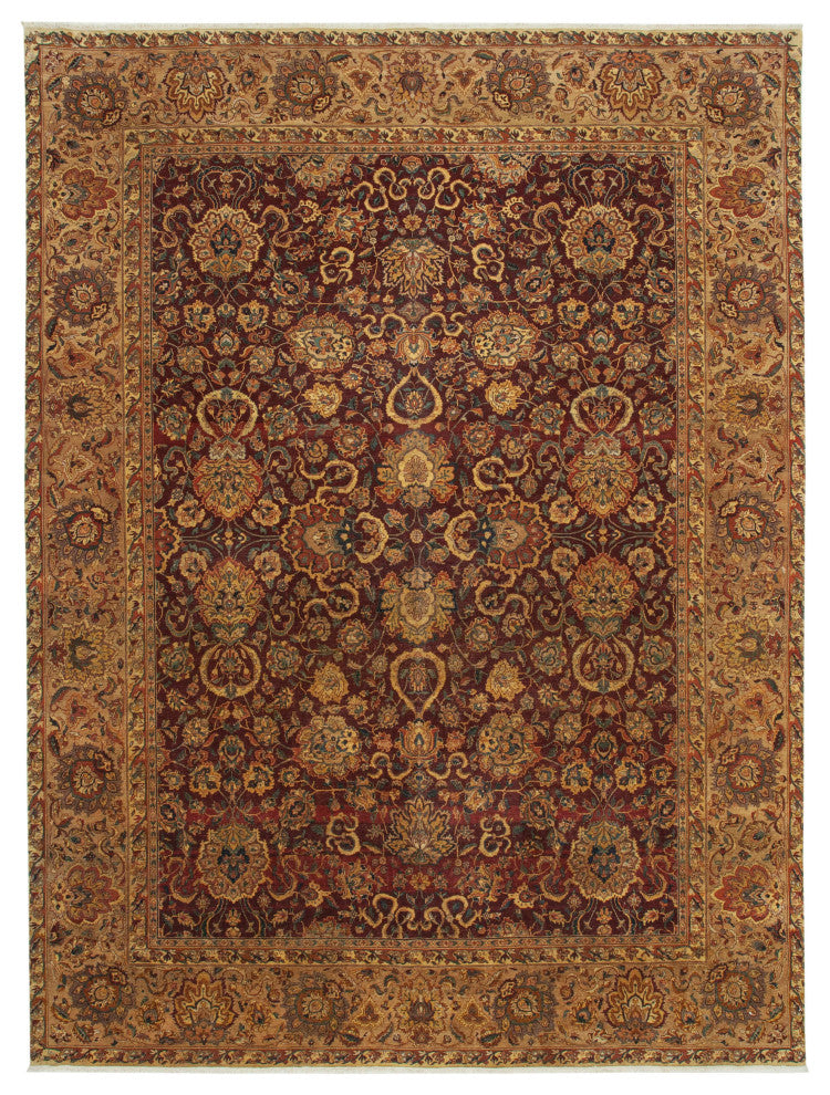 Rug N Carpet - Handwoven Oriental 9' 2" x 12' 5" Oversize Oushak Area Rug