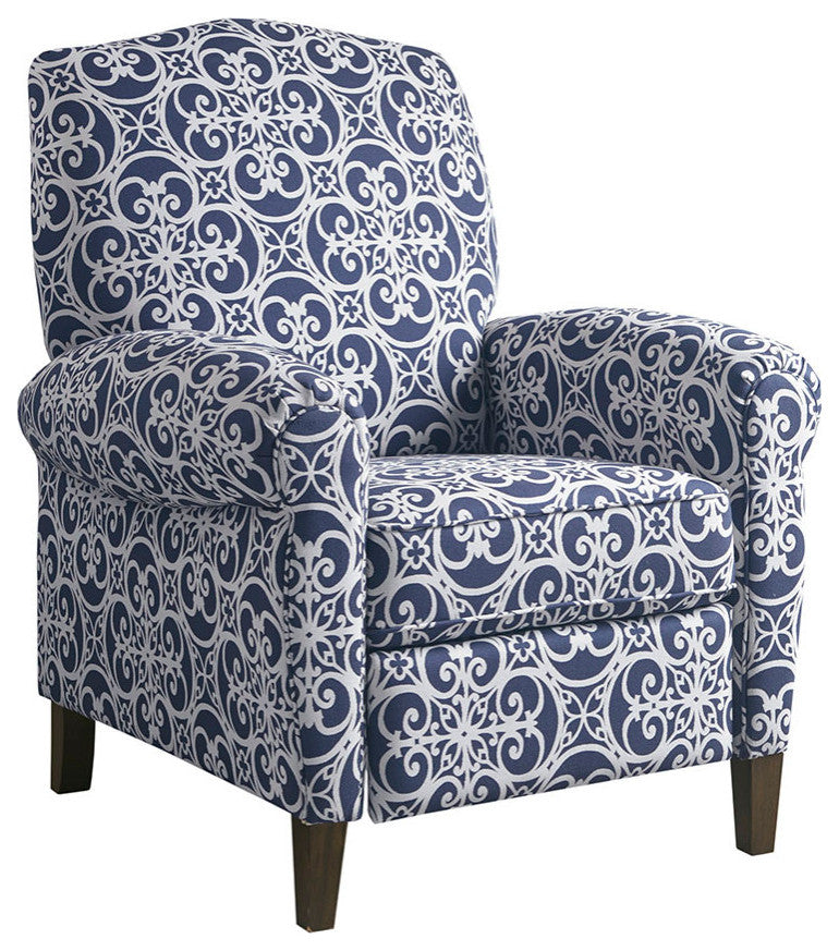Madison Park Brooke Accent Chair, Navy Blue