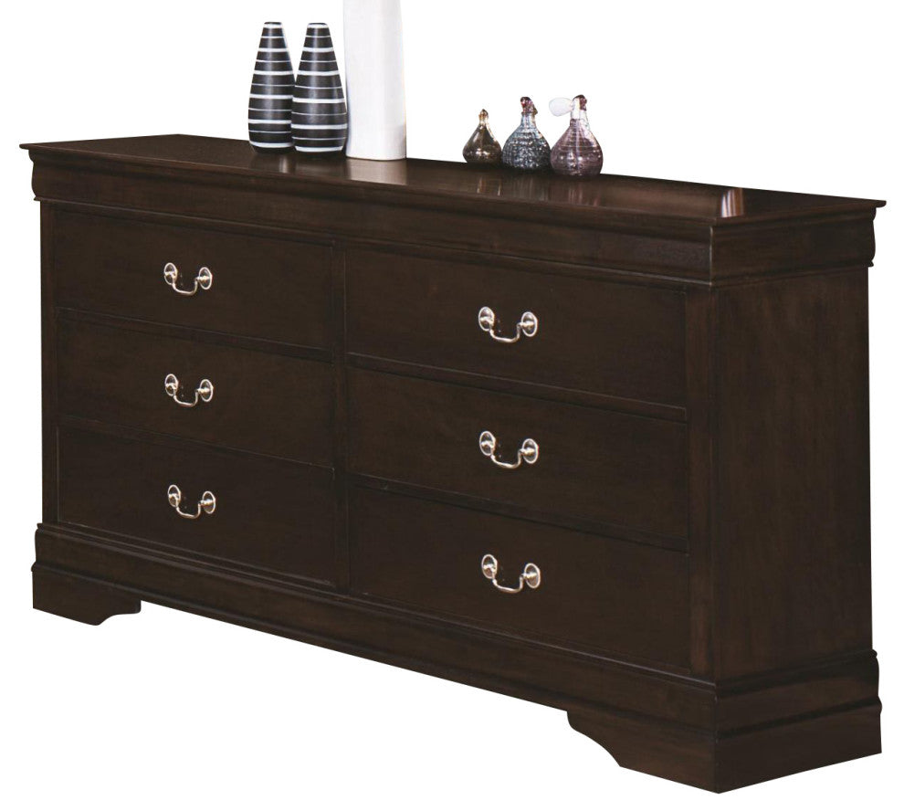Coaster Louis Philippe Dresser in Cappuccino