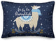 La La Llamakkah 14"x20" Throw Pillow Cover