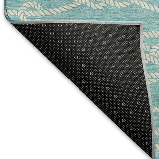 Addison Premium Washable Mayfield AMF152 Blue 2'3" x 7'6" Runner Rug