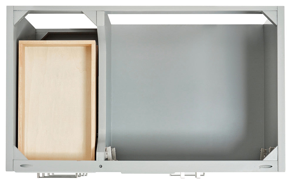 Ariel Stafford 37" Single Right Offset Rectangle Sink Bathroom Vanity