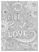 Hello Angel ''Live Laugh Love'' Canvas Art, 19x14