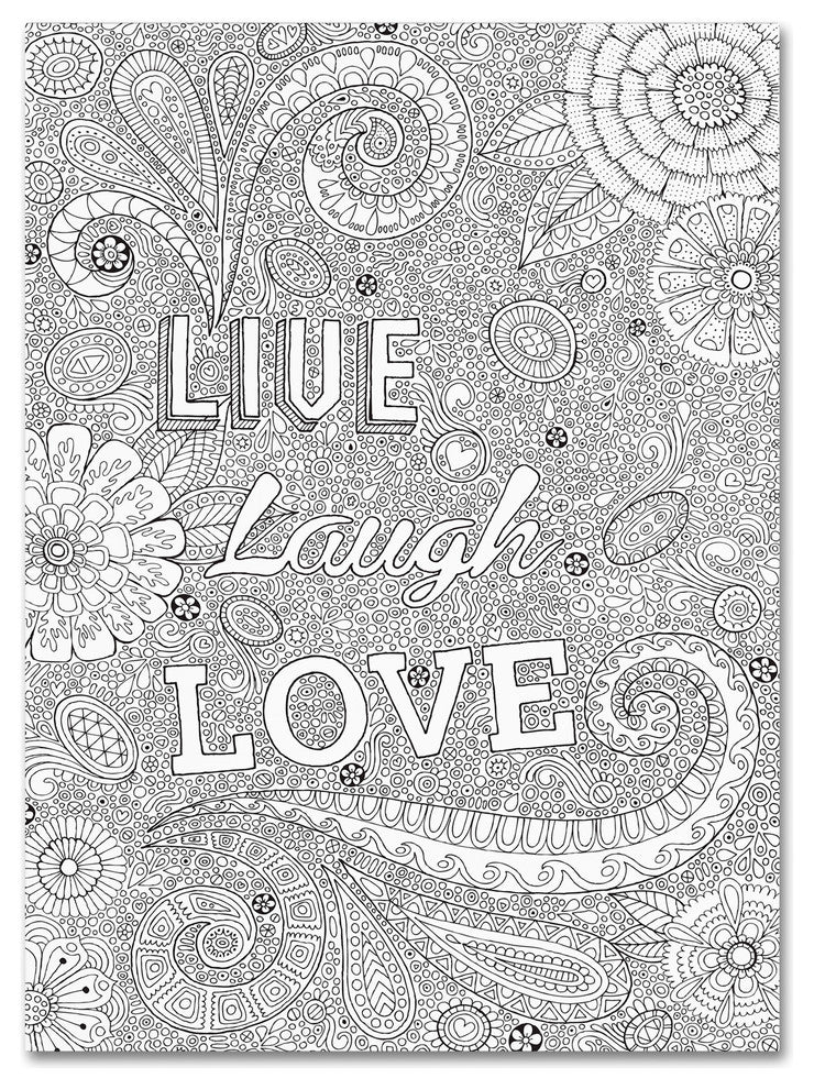 Hello Angel ''Live Laugh Love'' Canvas Art, 19x14