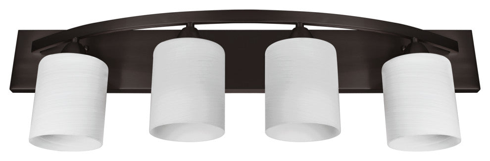 Nuk3y Modern Bathroom Vanity Light Fixture, Oil Rubbed Bronze, 4 Lights