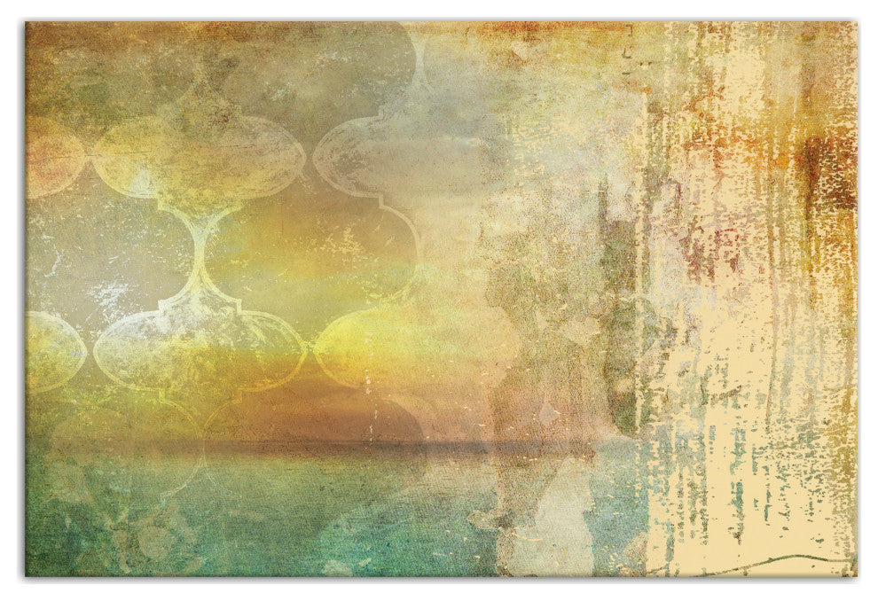 Sunset Abstract 30x20 Canvas Wall Art