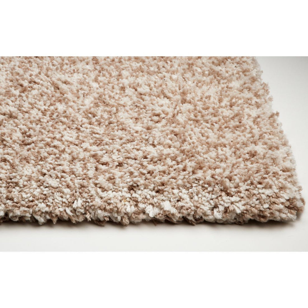 KAS Bliss 1580 Ivory Heather Shag Area Rug, 2'3" x 7'6" Runner