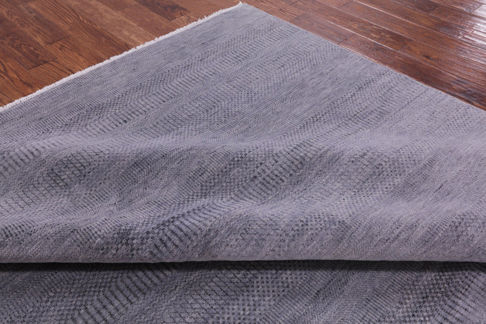 Savannah Gabbeh Wool and Silk Hand-Knotted Rug 8' 2" X 10' 3" Q6621
