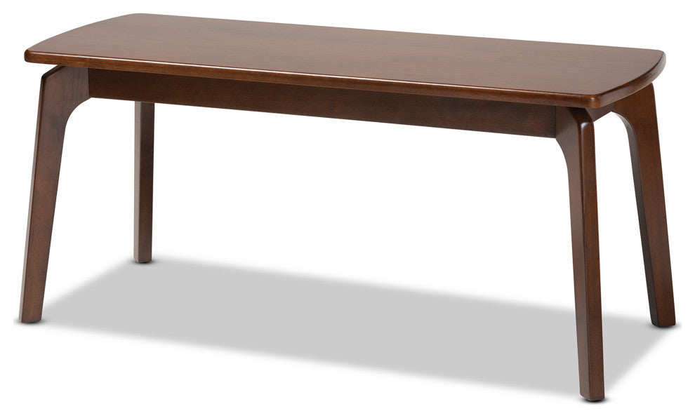 Helene Modern Warm Grey Fabric and Dark Brown Finished Wood 6-Piece Dining Set