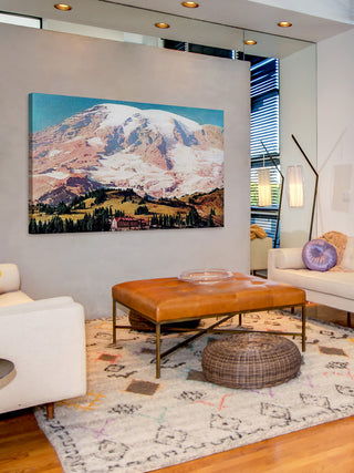 "Mt. Rainier" Painting Print on Wrapped Canvas
