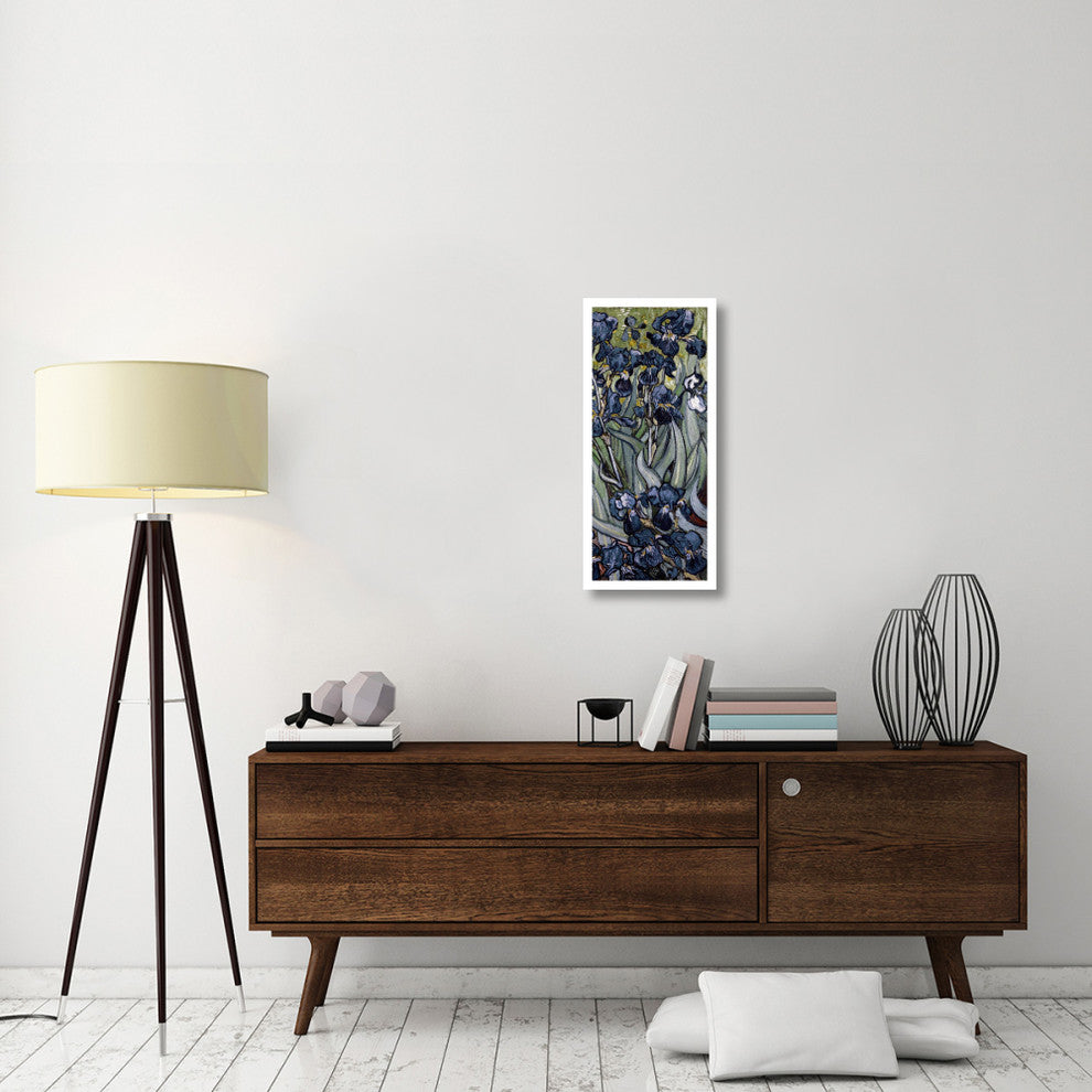 "Irises (right)" Digital Paper Print by Vincent van Gogh, 15"x32"
