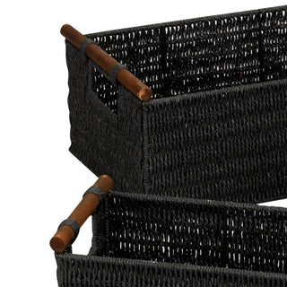 Decorative Woven Baskets 3 Pack
