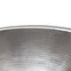 19" Oval Self Rimming Hammered Copper Bathroom Sink in Nickel