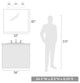 Duncan 3-Light Bath Vanity, Matte Black With Matte White Shades