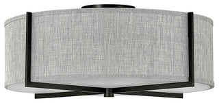 Axis Semi-Flush Mount in Black