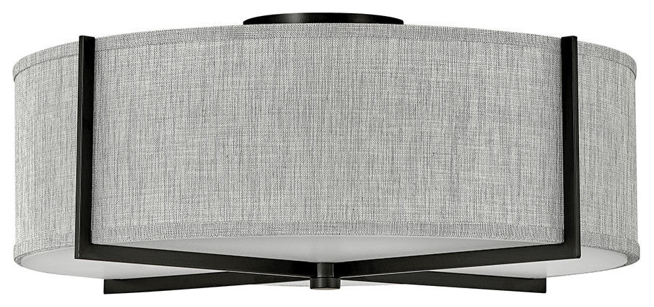 Axis Semi-Flush Mount in Black