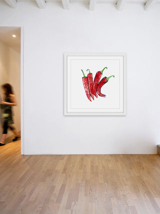 "Cheyenne Peppers" Framed Print by Rachel Byler