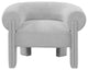 Stefano Upholstered Accent Chair, Grey