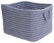 Colonial Mills Basket Modern Farmhouse Braided Mudroom Violet Rectangle
