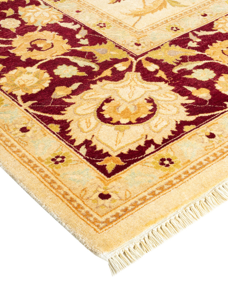 Mogul, One-of-a-Kind Hand-Knotted Area Rug, Ivory, 9' 1" x 11' 8"