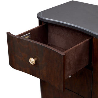 Camellia Field Dresser With Mirror, Warm Pecan