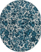 Unique Loom Oasis Breeze Area Rug, Blue, 8' 0 X 10' 0 Oval
