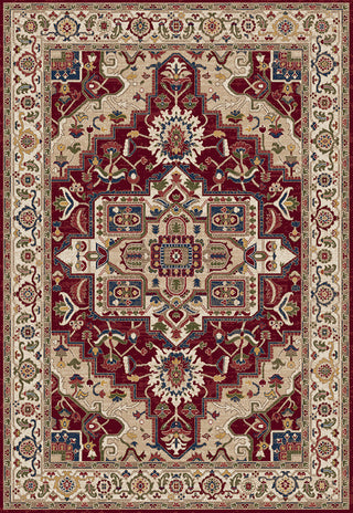 Juno Ivory And Red Area Rug, 7.10'X10'