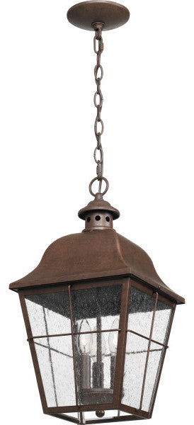 Millhouse 3-Light Outdoor Lantern, Mystic Black