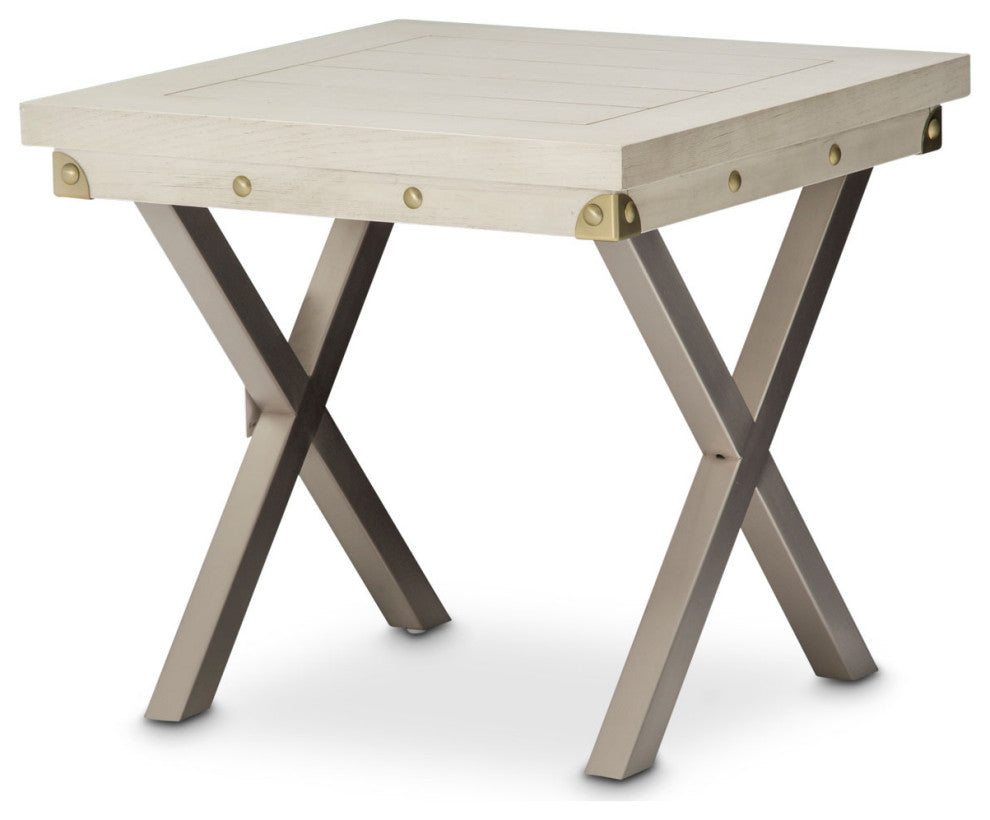 Aico Amini Menlo Station End Table in Eucalyptus