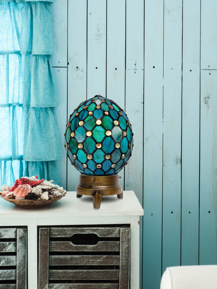Elenora Jewel Tiffany Decorative Egg