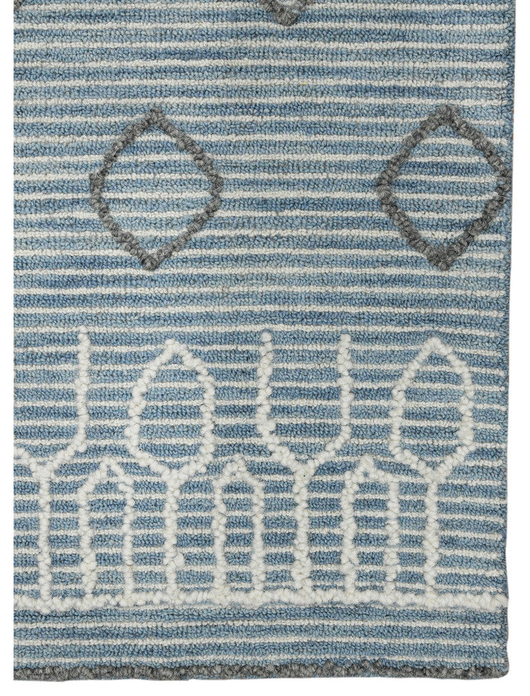 Berlin Lanmore Area Rug, Blue, 5' x 8', Geometric