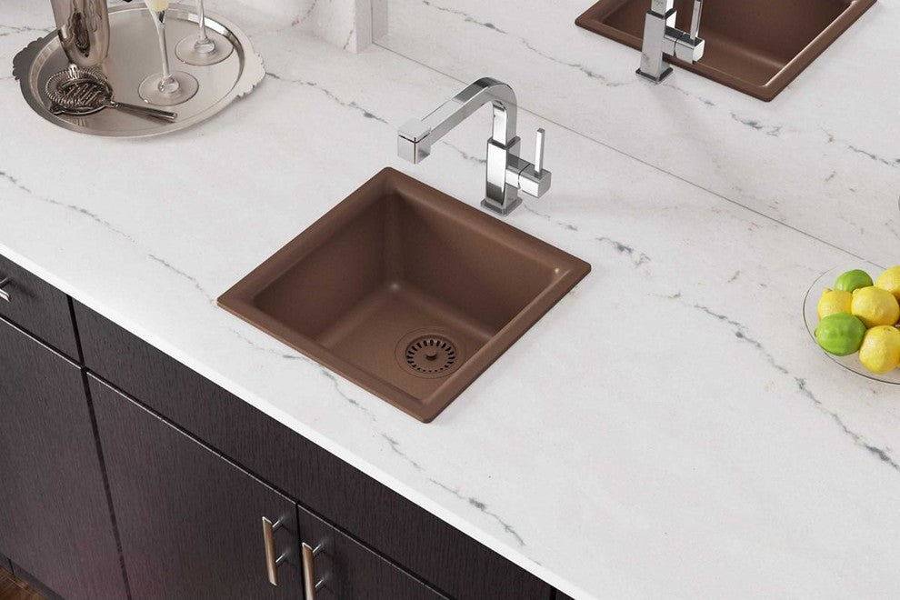 Elkay 15 3/4" Single Bowl Drop In/Undermount Bar/Prep Kitchen Sink, ELG1616MC0