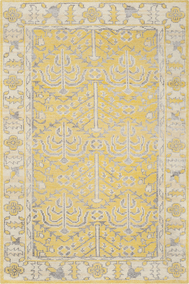 Safavieh Stone Wash STW213A 6' Square Yellow Rug