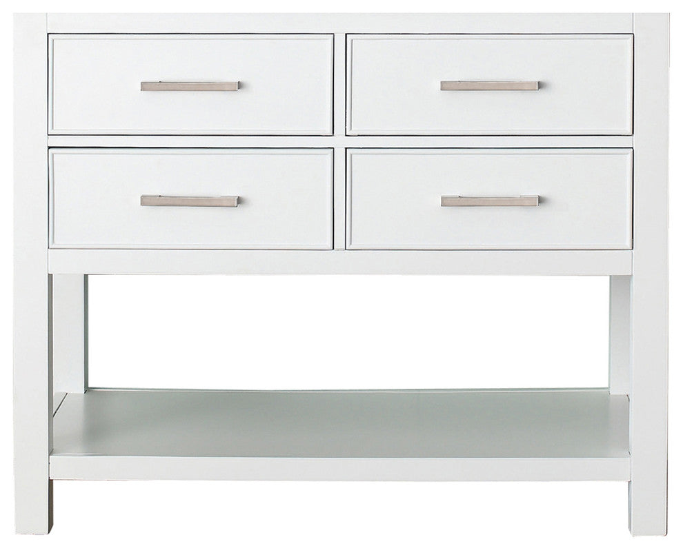 Avanity Brooks 42" Vanity Only, White Finish