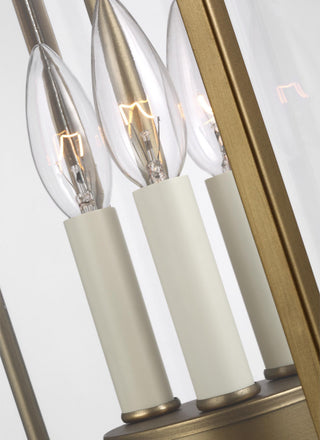 Wellsworth Pendant, Painted Distressed Brass