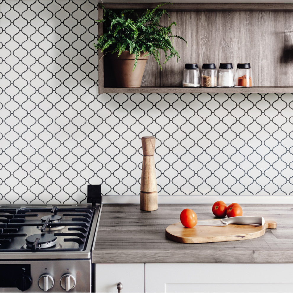 Metro Lantern Matte White Porcelain Floor and Wall Tile