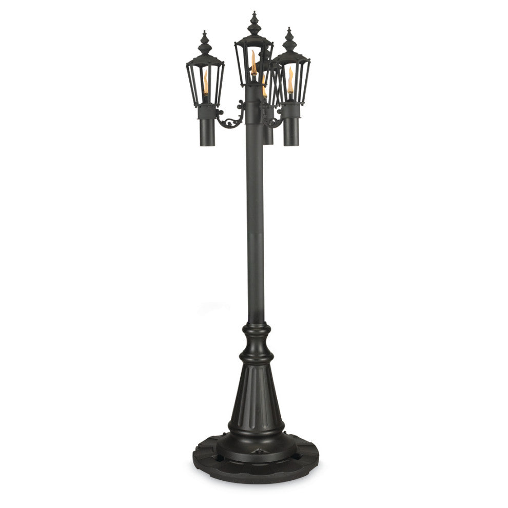 Ll-00340 Islander 00340 Citronella Four Flame Patio Lantern Park Style