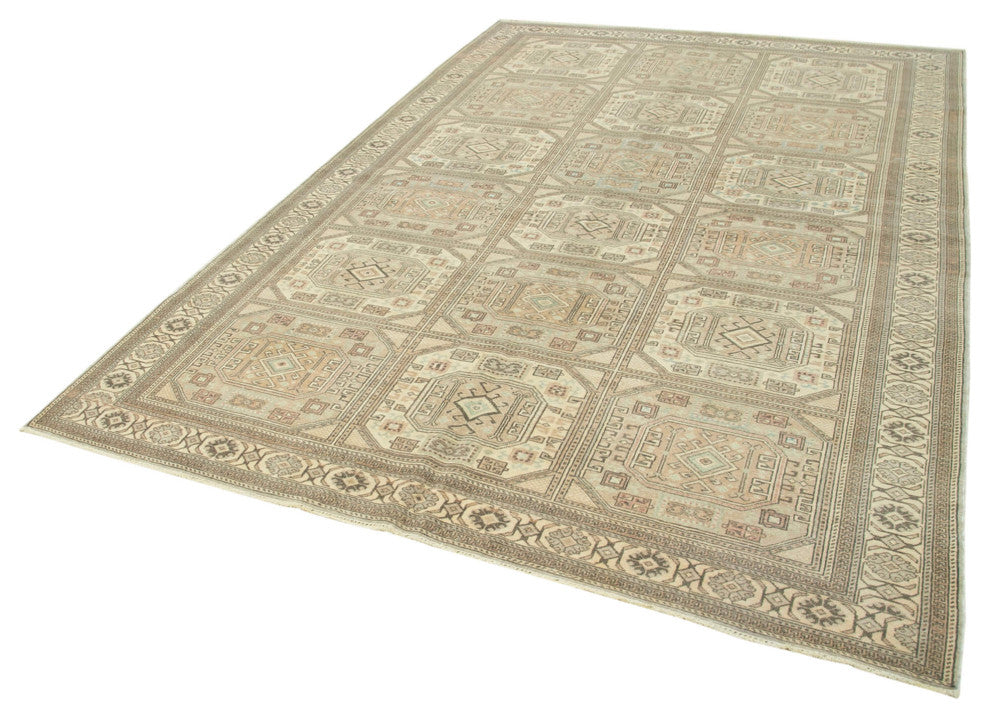 Rug N Carpet - Handwoven Turkish 6' 7'' x 10' 0'' Contemporary Area Rug