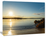 Carters Beach Nova Scotia Canada, Seashore Canvas Art Print, 60"x28"