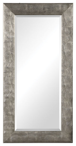 Uttermost 09447 Maeona 30" W x 60" H Rectangular Glass Framed - Metallic Silver