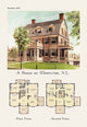House at Montclair, New Jersey- Canvas Poster 20" x 30"