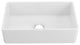 33-inL x 18-inW Farmhouse Apron Front White Ceramic Kitchen Sink
