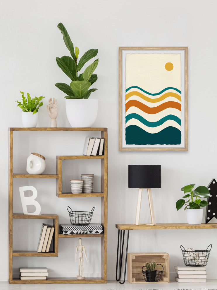 "Borders of Freedom" Framed Painting Print, 20x30