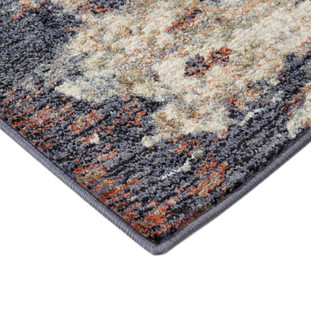 Jordan Cary Area Rug, Blue, 6'7" x 9', Abstract